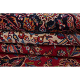 Traditional Kashan Hand Knotted Vintage Wool Oriental Persian Area Rug - 13'6" x 10'5"