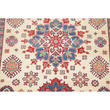 Traditional Kazak-Chechen Hand Knotted Pakistan Oriental Area Rug - 7'10" x 5'9"