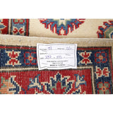 Traditional Kazak-Chechen Hand Knotted Pakistan Oriental Area Rug - 7'10" x 5'9"