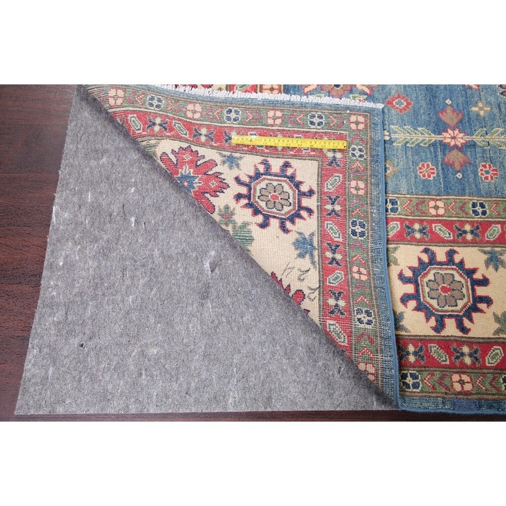 Traditional Kazak Diamond Oriental Handmade Wool Pakistani Area Rug - 10'8" x 7'9"