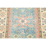 Traditional Kazak Hand Knotted Carpet Wool Pakistani Area Rug - 5'1" x 3'4"