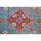 Traditional Kazak Hand Knotted Wool Oriental Pakistani Area Rug - 8'10" x 5'10"