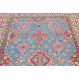 Traditional Kazak Hand Knotted Wool Oriental Pakistani Area Rug - 8'10" x 5'10"