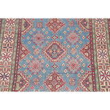 Traditional Kazak Hand Knotted Wool Oriental Pakistani Area Rug - 8'10" x 5'10"