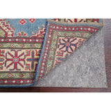 Traditional Kazak Hand Knotted Wool Oriental Pakistani Area Rug - 8'10" x 5'10"