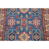 Traditional Kazak Oriental Carpet Pakistani Hand Knotted Wool Area Rug - 5'0" x 3'3"