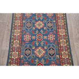 Traditional Kazak Oriental Carpet Pakistani Hand Knotted Wool Area Rug - 5'0" x 3'3"