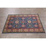 Traditional Kazak Oriental Carpet Pakistani Hand Knotted Wool Area Rug - 5'0" x 3'3"