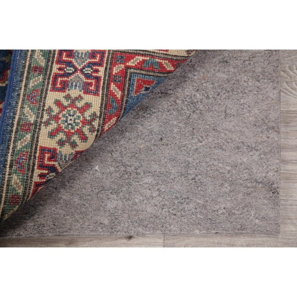 Traditional Kazak Oriental Carpet Pakistani Hand Knotted Wool Area Rug - 5'0" x 3'3"