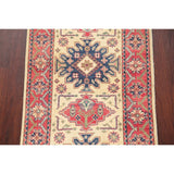 Traditional Kazak Oriental Hand Knotted Wool Pakistani Rug - 8'4" x 2'7" Runner