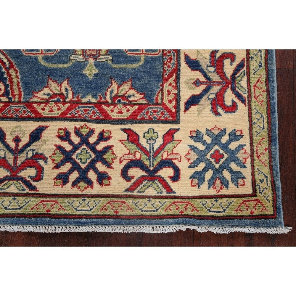 Traditional Kazak Pakistani Rug Oriental Hand Knotted Wool Carpet - 15'3" x 5'4" Runner