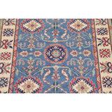 Traditional Kazak Pakistani Rug Oriental Hand Knotted Wool Carpet - 15'3" x 5'4" Runner