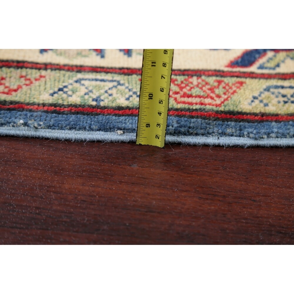 Traditional Kazak Pakistani Rug Oriental Hand Knotted Wool Carpet - 15'3" x 5'4" Runner