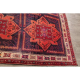 Traditional Lori Oriental Vintage Hand Knotted Persian Wool Area Rug - 9'8" x 6'9"