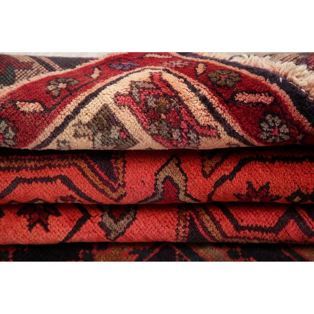 Traditional Lori Oriental Vintage Hand Knotted Persian Wool Area Rug - 9'8" x 6'9"