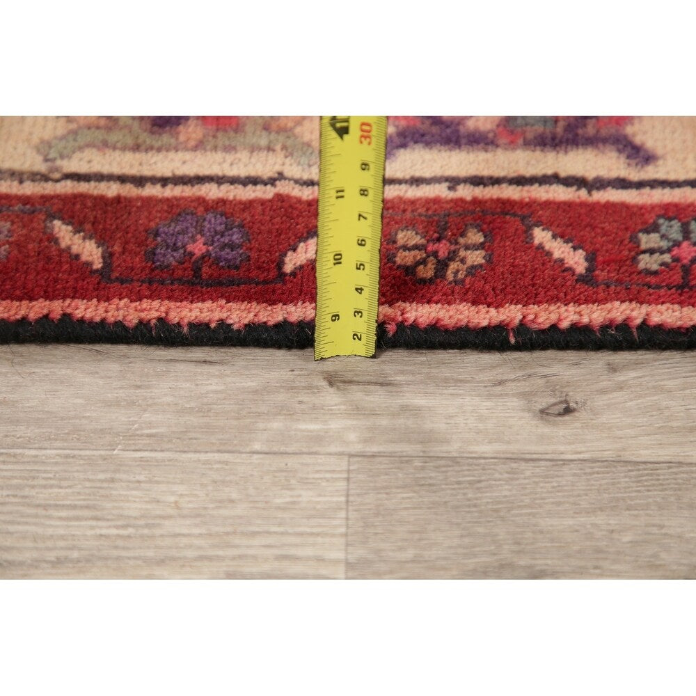 Traditional Lori Oriental Vintage Hand Knotted Persian Wool Area Rug - 9'8" x 6'9"