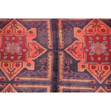 Traditional Lori Oriental Vintage Hand Knotted Persian Wool Area Rug - 9'8" x 6'9"