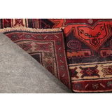 Traditional Lori Oriental Vintage Hand Knotted Persian Wool Area Rug - 9'8" x 6'9"