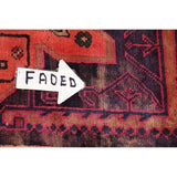 Traditional Lori Oriental Vintage Hand Knotted Persian Wool Area Rug - 9'8" x 6'9"