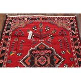 Traditional Malayer Hamedan Handmade Persian Wool Rug - 10'5" x 3'7" runner
