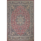 Traditional Mashad Persian Vintage Area Rug Hand-knotted Wool Carpet - 9'8" x 12'7"