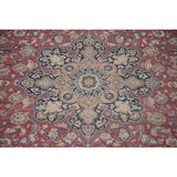 Traditional Mashad Persian Vintage Area Rug Hand-knotted Wool Carpet - 9'8" x 12'7"