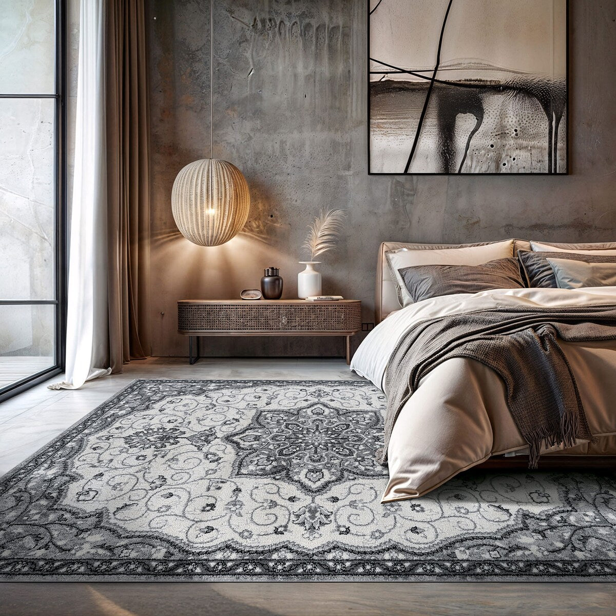 Traditional Medallion Area Rug