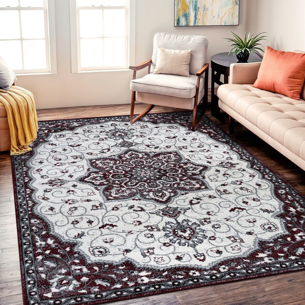 Traditional Medallion Area Rug