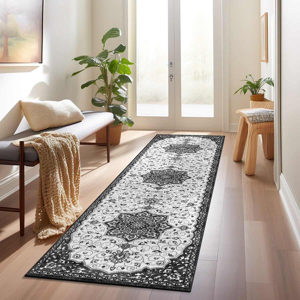 Traditional Medallion Area Rug
