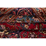 Traditional Medallion Oriental Hand Knotted Kashan Persian Rug - 11'9" X 8'0"