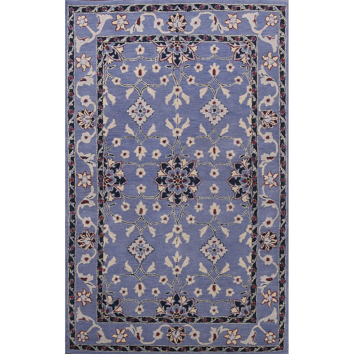 Traditional Oriental Home Decor Area Rug Hand-tufted Wool Carpet - 6'0