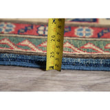 Traditional Oriental Kazak Hand-Knotted Wool Pakistani Area Rug - 10'6" x 8'0"