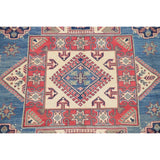 Traditional Oriental Kazak Hand-Knotted Wool Pakistani Area Rug - 10'6" x 8'0"