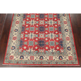 Traditional Pakistan Chechen-Kazak Oriental Hand Knotted Wool Area Rug - 12'0" x 9'0"