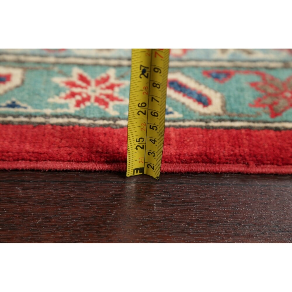 Traditional Pakistan Chechen-Kazak Oriental Hand Knotted Wool Area Rug - 12'0" x 9'0"
