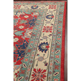 Traditional Pakistan Chechen-Kazak Oriental Hand Knotted Wool Area Rug - 12'0" x 9'0"