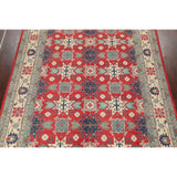 Traditional Pakistan Chechen-Kazak Oriental Hand Knotted Wool Area Rug - 12'0" x 9'0"