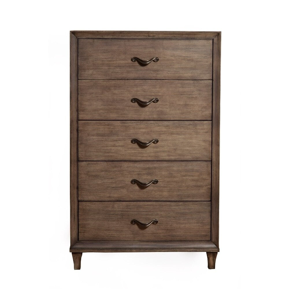 Traditional Style 6 Drawer Dressers In Wood Brown