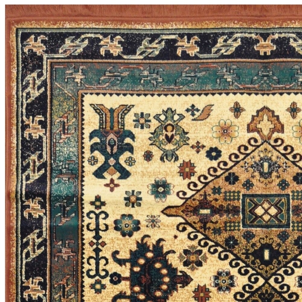 Handmade One-of-a-Kind Traditional Kazak Rug (Turkey) - 6'6 x 10'