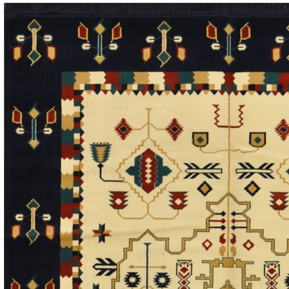 Handmade One-of-a-Kind Traditional Kazak Rug (Turkey) - 6'6 x 9'9