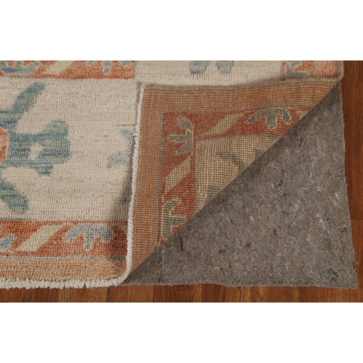Traditional Vegetable Dye Oushak Turkish Area Rug Wool Hand-knotted - 7'10" x 10'1"