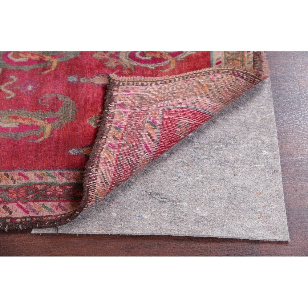 Traditional Vintage Lori Persian Hand Knotted Oriental Wool Area Rug - 6'11" x 3'6"