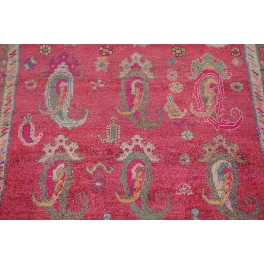 Traditional Vintage Lori Persian Hand Knotted Oriental Wool Area Rug - 6'11" x 3'6"