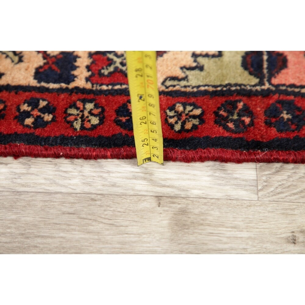 Traditional Zanjan Persian Hand-Knotted Wool Oriental Area Rug - 6'10" x 4'5"