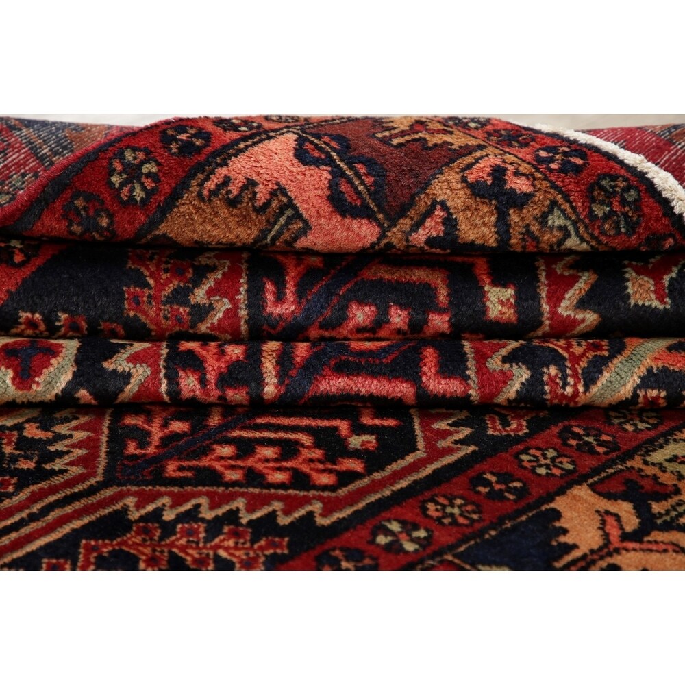 Traditional Zanjan Persian Hand-Knotted Wool Oriental Area Rug - 6'10" x 4'5"