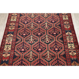 Traditional Zanjan Persian Hand-Knotted Wool Oriental Area Rug - 6'10" x 4'5"