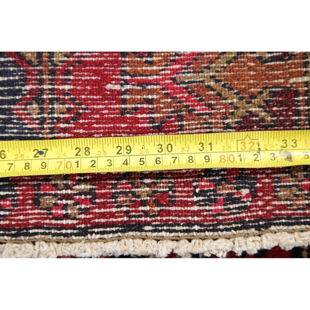 Traditional Zanjan Persian Hand-Knotted Wool Oriental Area Rug - 6'10" x 4'5"