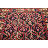 Traditional Zanjan Persian Hand-Knotted Wool Oriental Area Rug - 6'10" x 4'5"