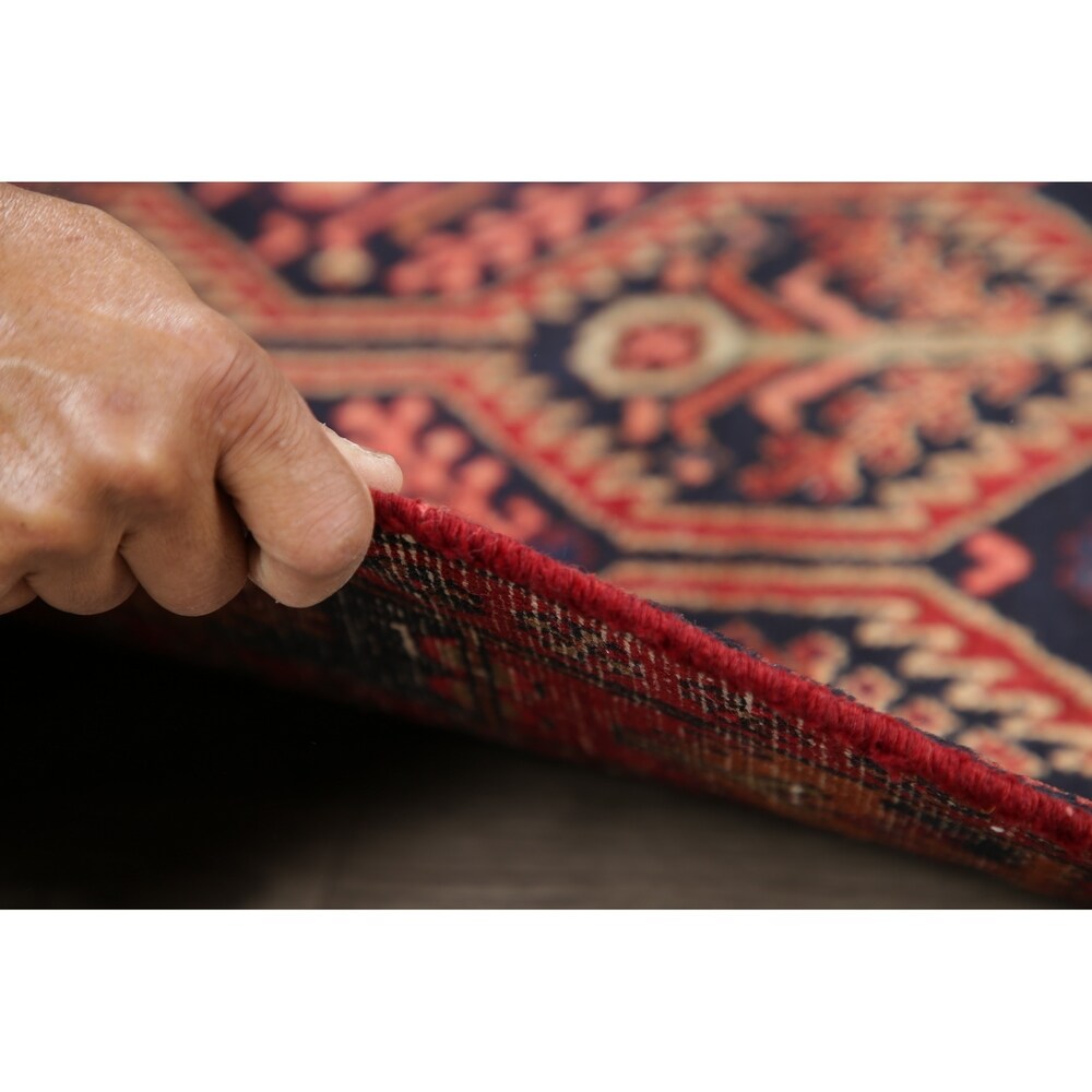 Traditional Zanjan Persian Hand-Knotted Wool Oriental Area Rug - 6'10" x 4'5"