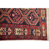 Traditional Zanjan Persian Hand-Knotted Wool Oriental Area Rug - 6'10" x 4'5"